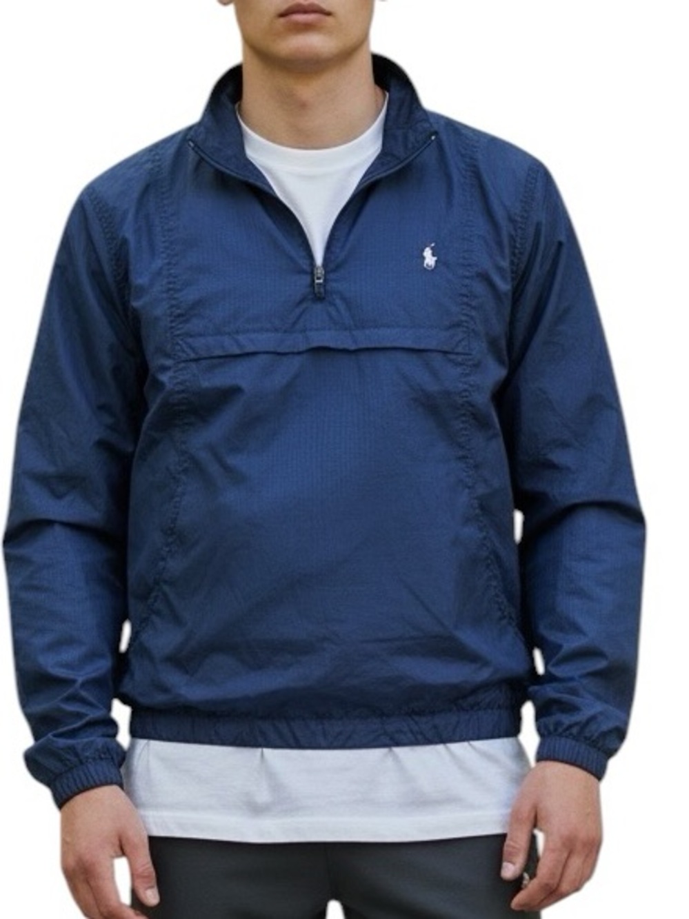 RALPH LAUREN POLO GOLF: Men’s Navy Blue Pullover Golf Jacket -Size Large